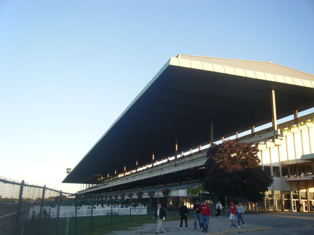 Sun Sets Over Belmont Park
